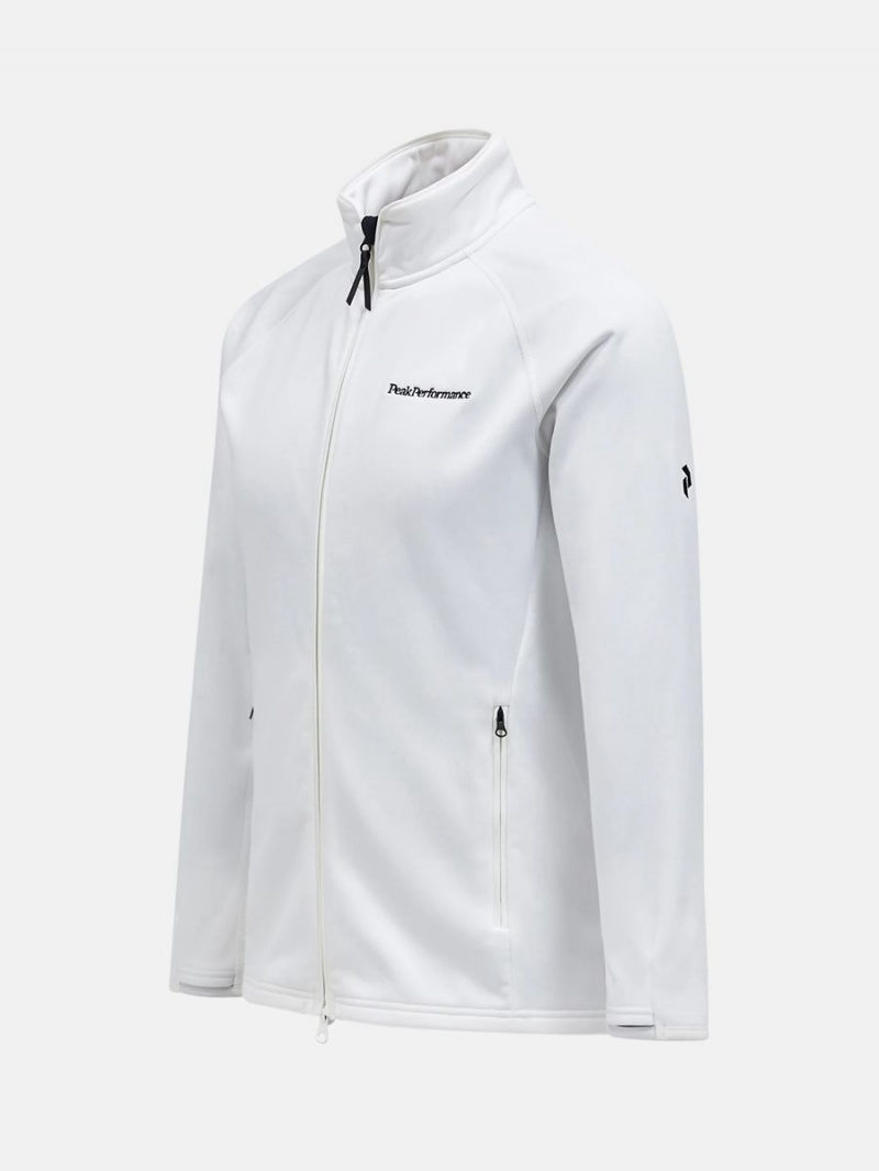 Peak Performance Chill Light Zip Men's Jacket White | PLL10-550