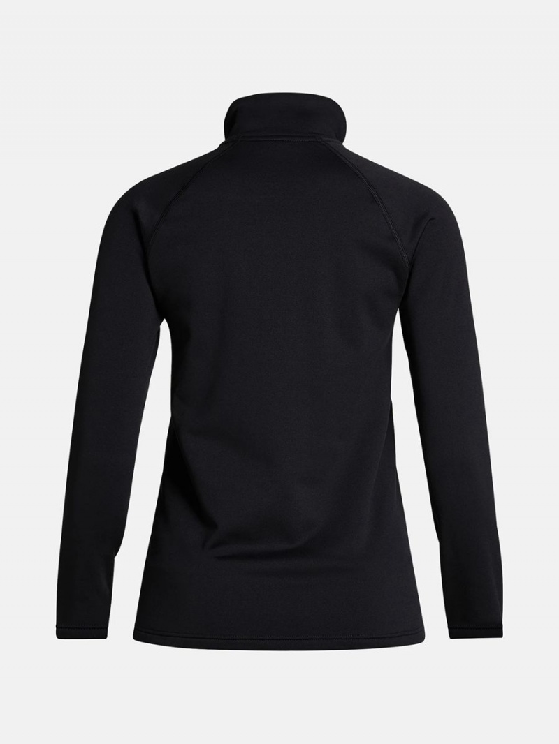 Peak Performance Chill Light Zip Women's Jacket Black | OFQ49-867