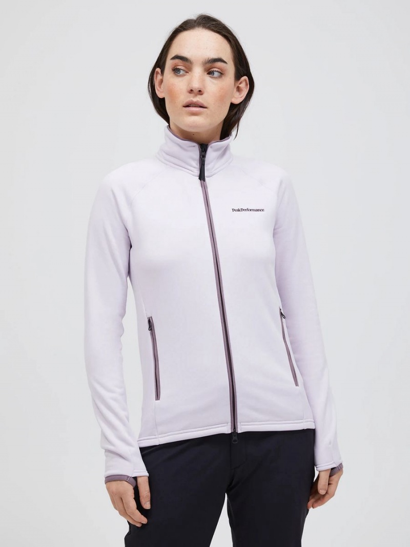 Peak Performance Chill Light Zip Women's Jacket Purple | ZHP00-619