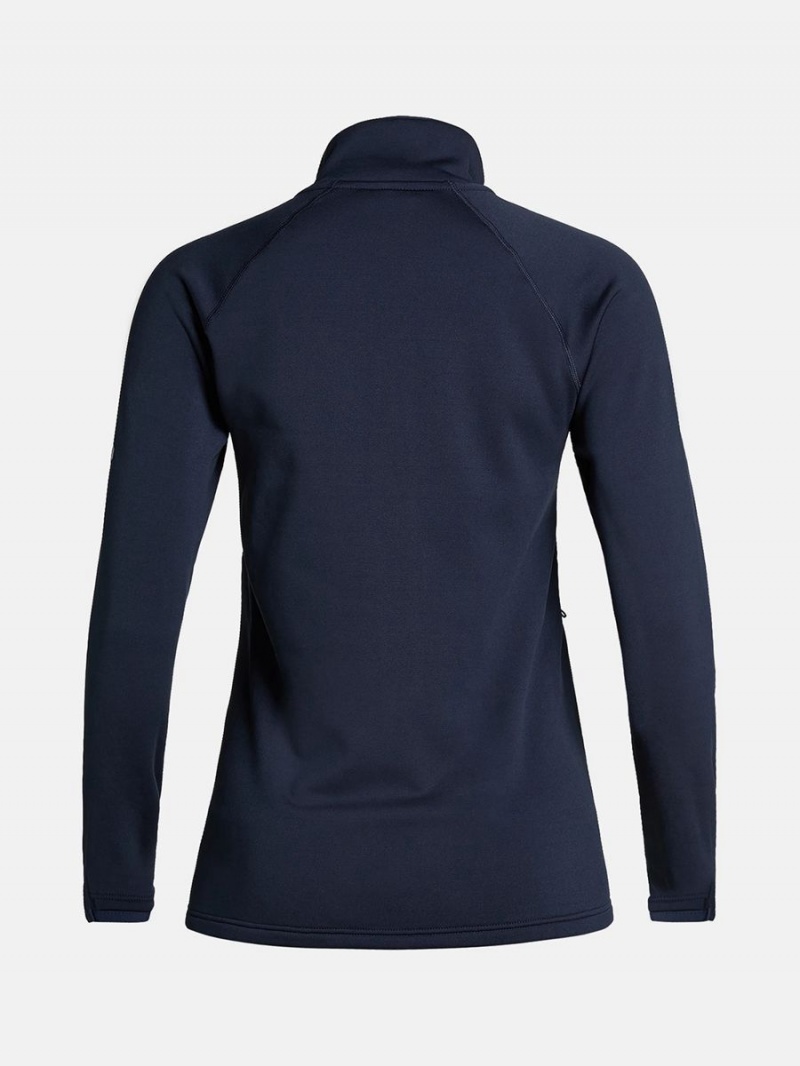 Peak Performance Chill Light Zip Women's Jacket Navy | ZJQ32-402