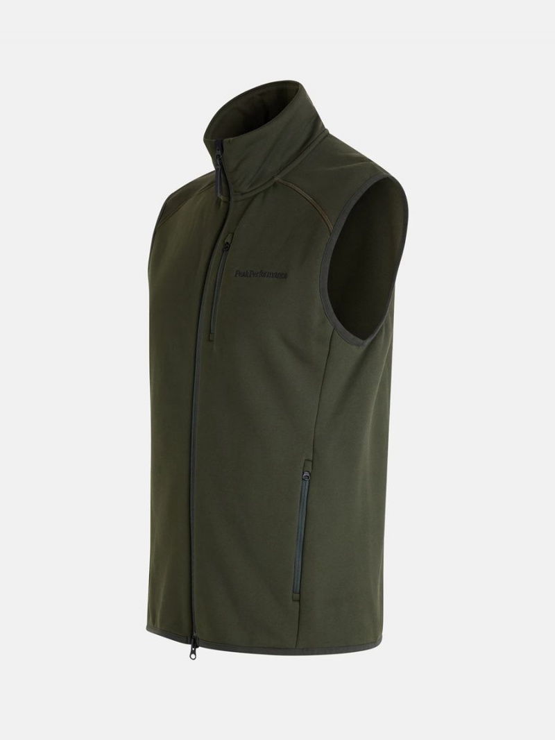 Peak Performance Chill Men's Vest Green / Olive | JCY36-233