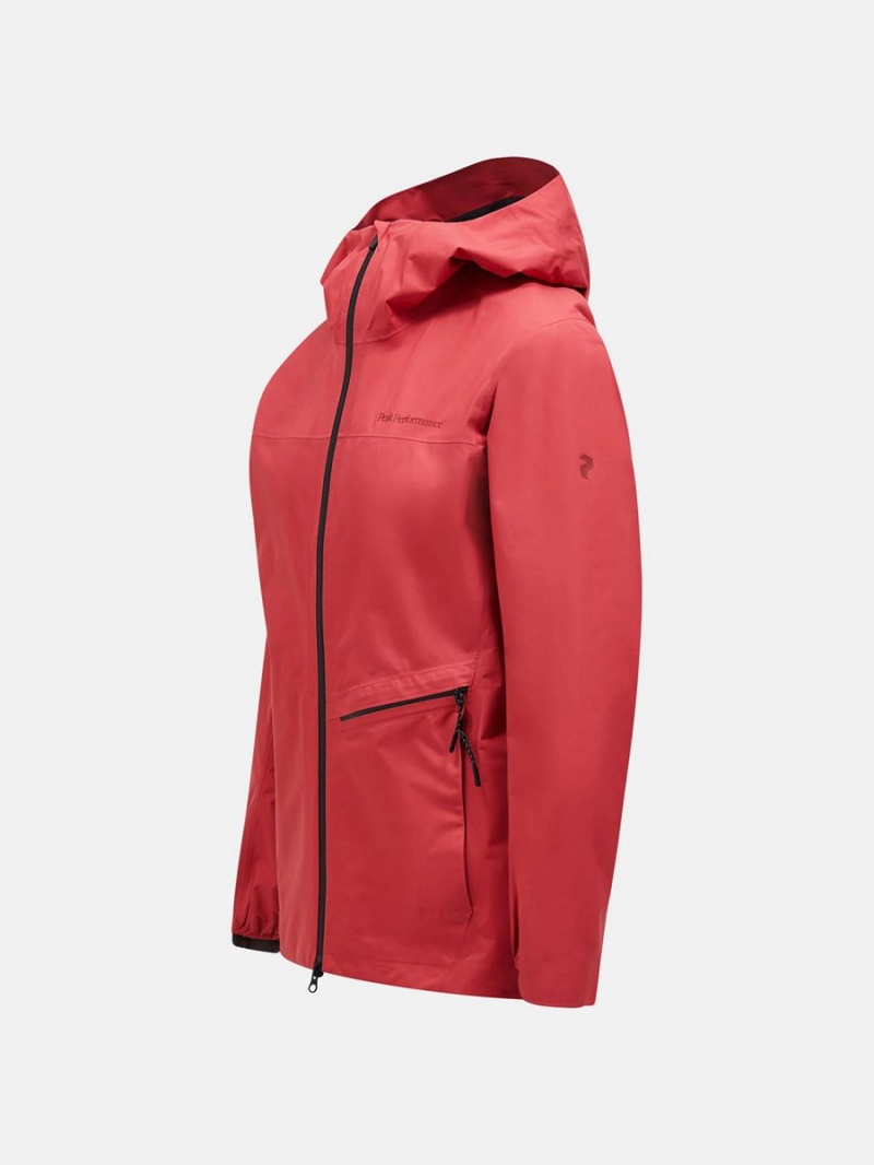 Peak Performance Commuter Gore-Tex Pac Men's Ski Jacket Red | TXQ52-589