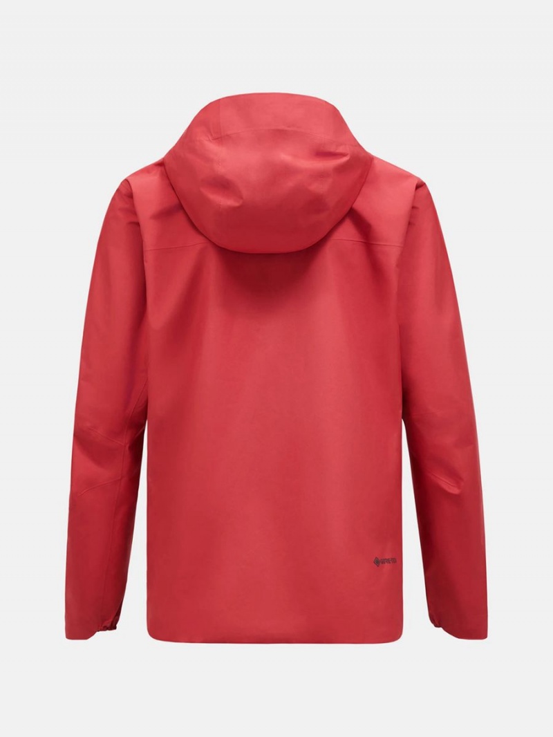 Peak Performance Commuter Gore-Tex Pac Men's Ski Jacket Red | TXQ52-589