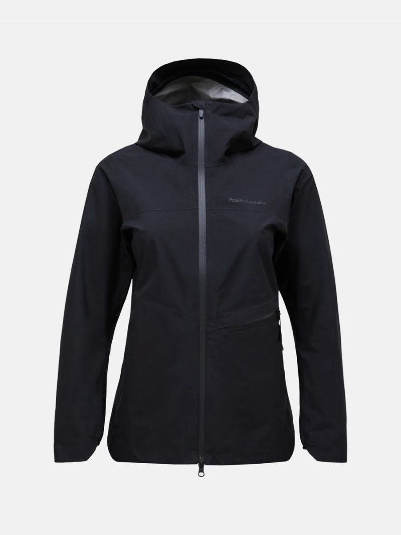 Peak Performance Commuter Gore-Tex Pac Women's Ski Jacket Black | WAE71-129