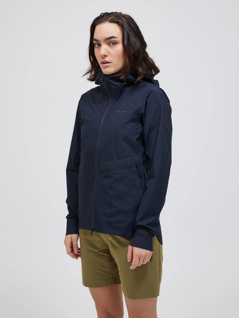 Peak Performance Commuter Gore-Tex Pac Women's Ski Jacket Navy | NIT30-997