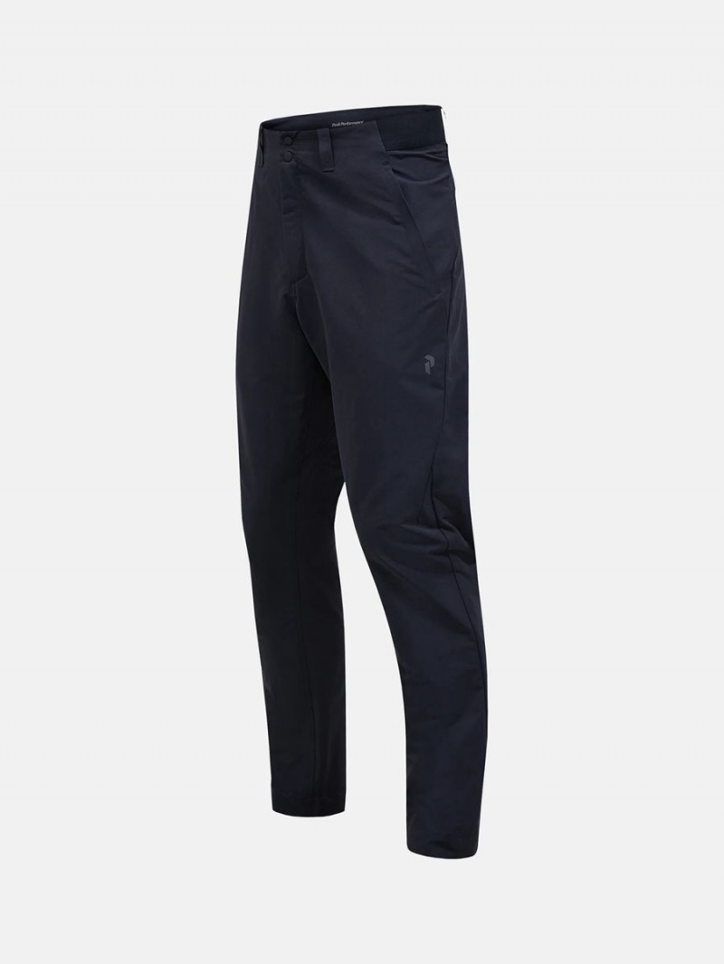 Peak Performance Commuter Men's Pants Black | BKZ90-574