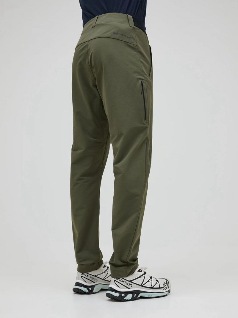 Peak Performance Commuter Men's Pants Green | ZHA76-824