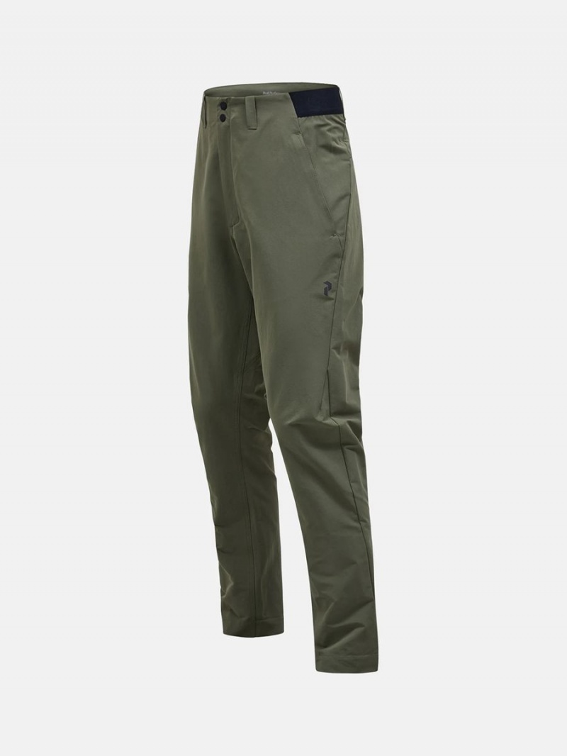 Peak Performance Commuter Men's Pants Green | ZHA76-824