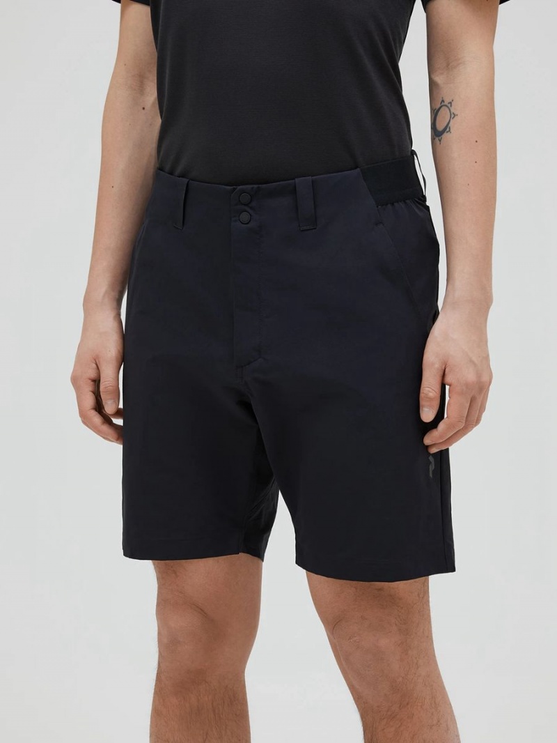 Peak Performance Commuter Men's Shorts Black | OLF02-534