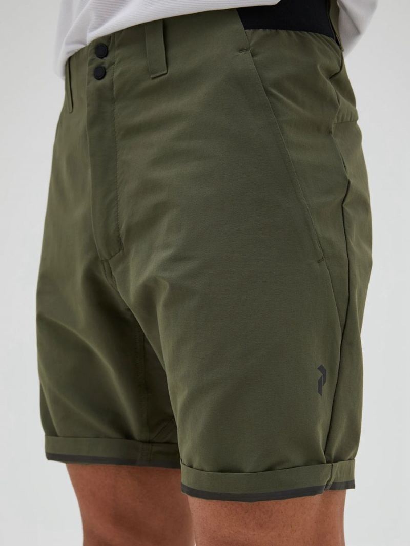 Peak Performance Commuter Men's Shorts Green | CWC72-342