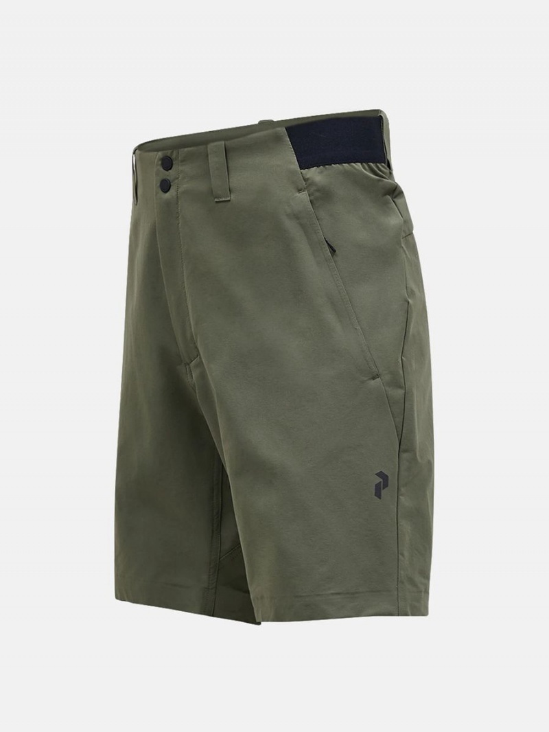 Peak Performance Commuter Men's Shorts Green | CWC72-342