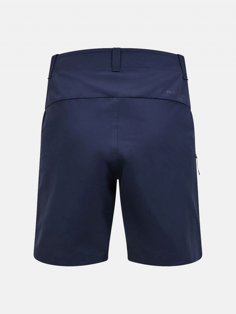 Peak Performance Commuter Men's Shorts Navy | FIZ70-219