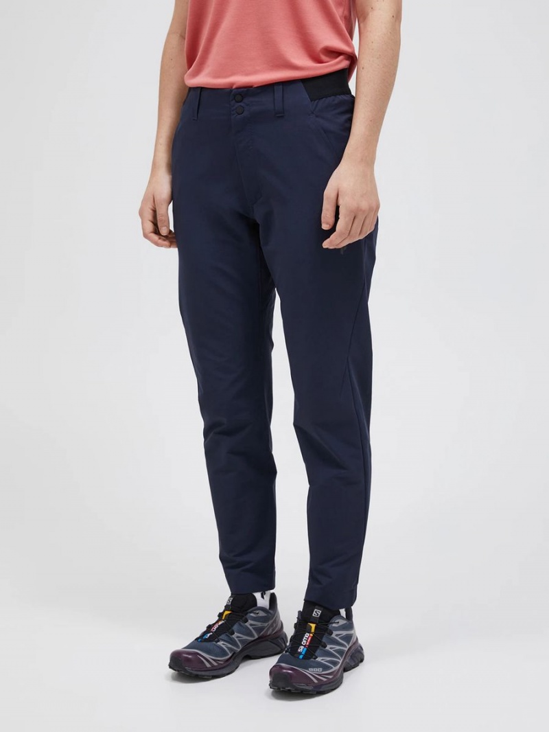 Peak Performance Commuter Women's Pants Navy | FKG40-395