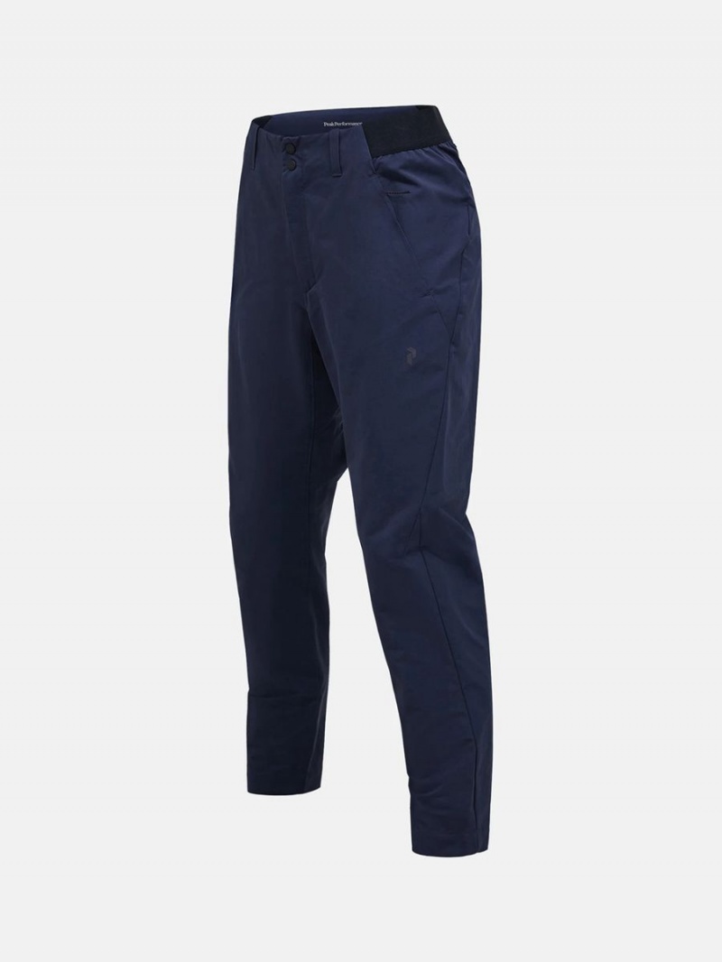 Peak Performance Commuter Women's Pants Navy | FKG40-395