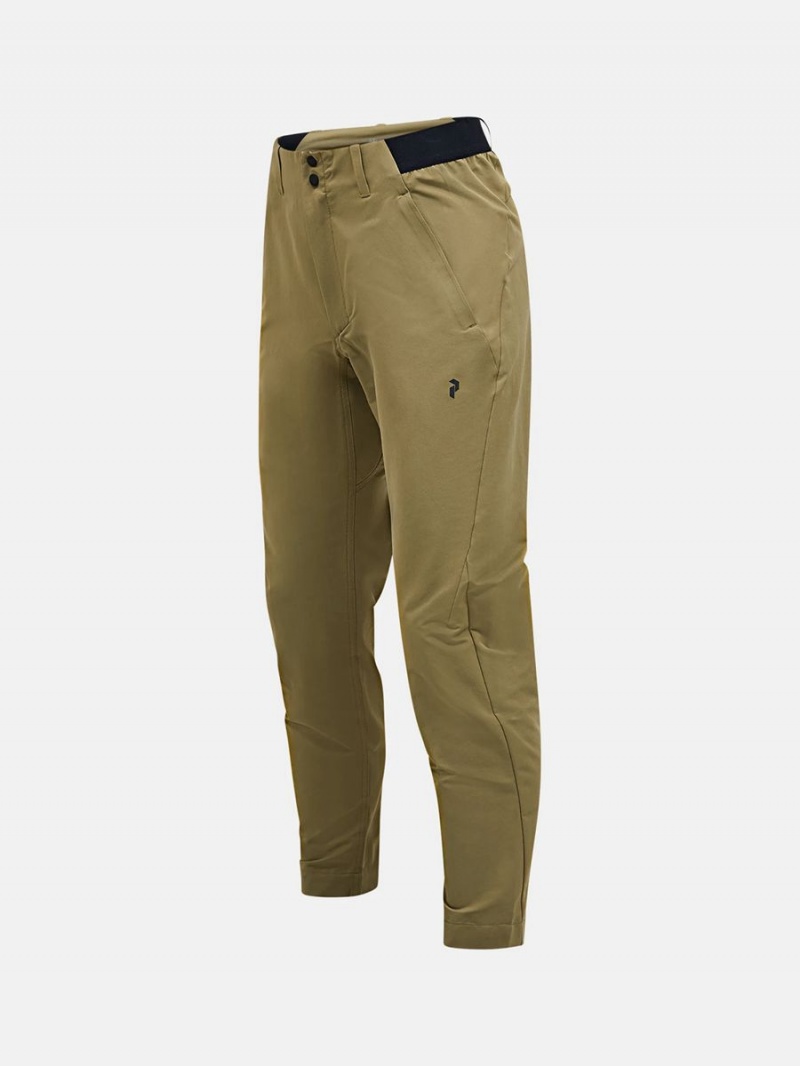 Peak Performance Commuter Women's Pants Olive | YDV26-638