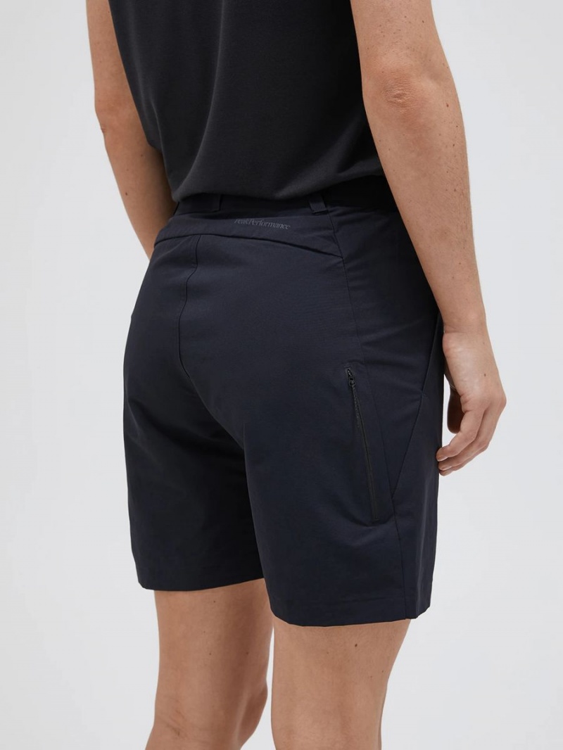 Peak Performance Commuter Women's Shorts Black | XJD68-711