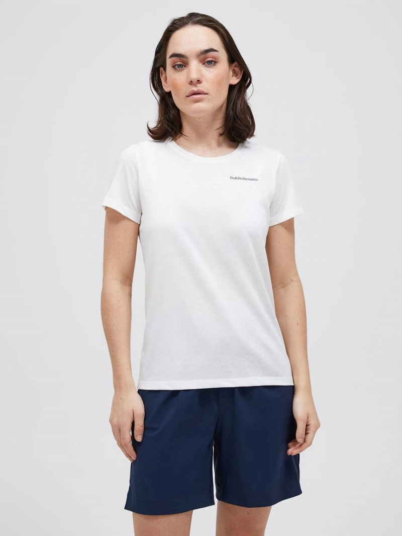 Peak Performance Explore Logo Women's T-Shirt White | BCA80-546