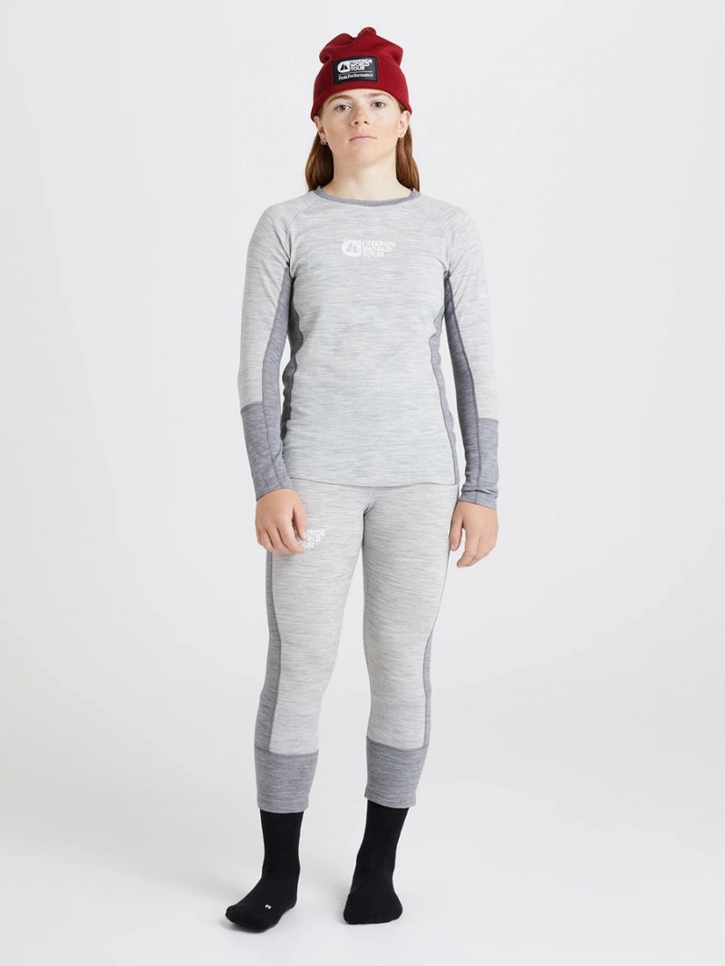 Peak Performance FWT Magic Crew Women's Top Grey / Grey | GRG50-517