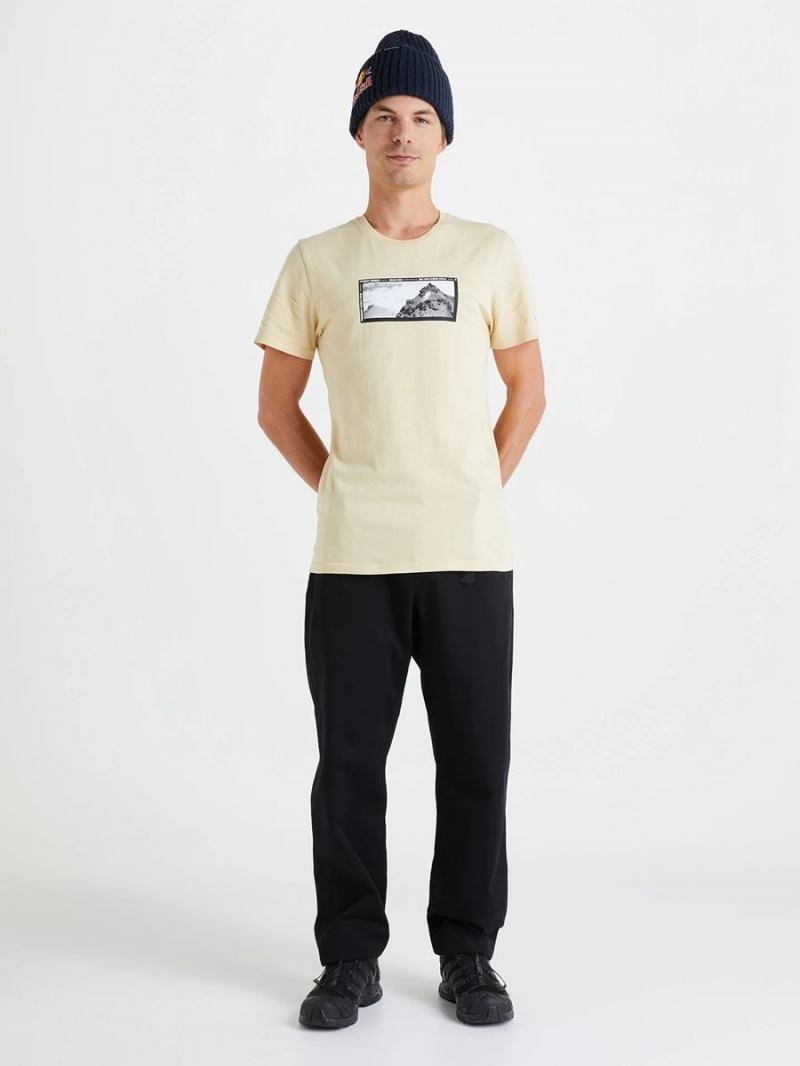 Peak Performance FWT Original Men's T-Shirt Yellow | APJ43-762