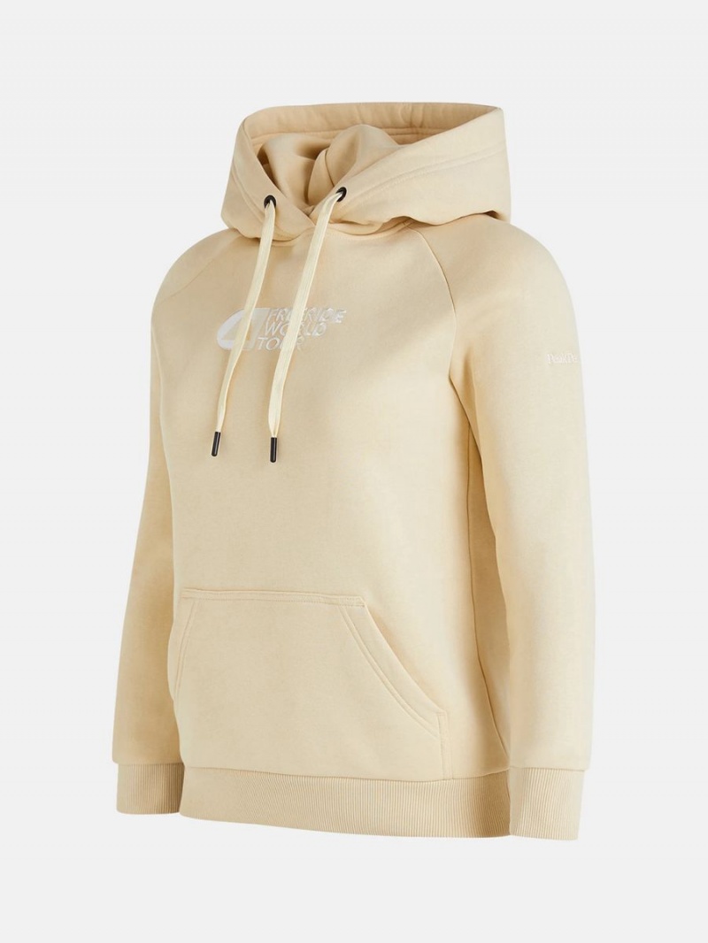 Peak Performance FWT Original Women's Hoodie Yellow | XIN99-445