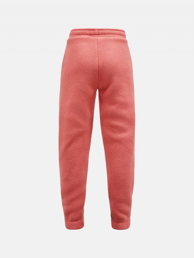 Peak Performance Fleece Kids' Pants Pink | PRC95-596