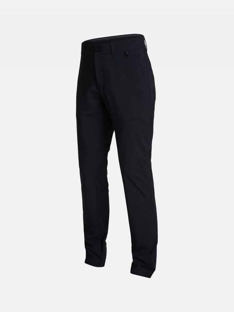 Peak Performance Flier Men's Pants Black | XWB55-426