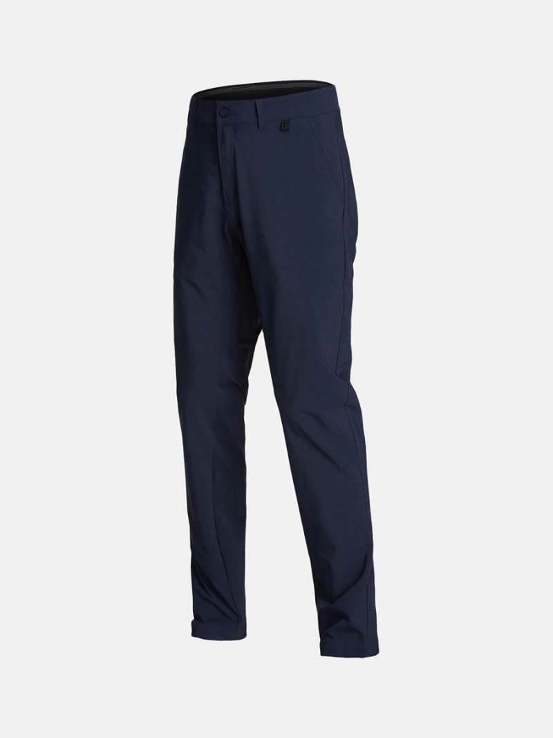 Peak Performance Flier Men's Pants Navy | QHE56-084