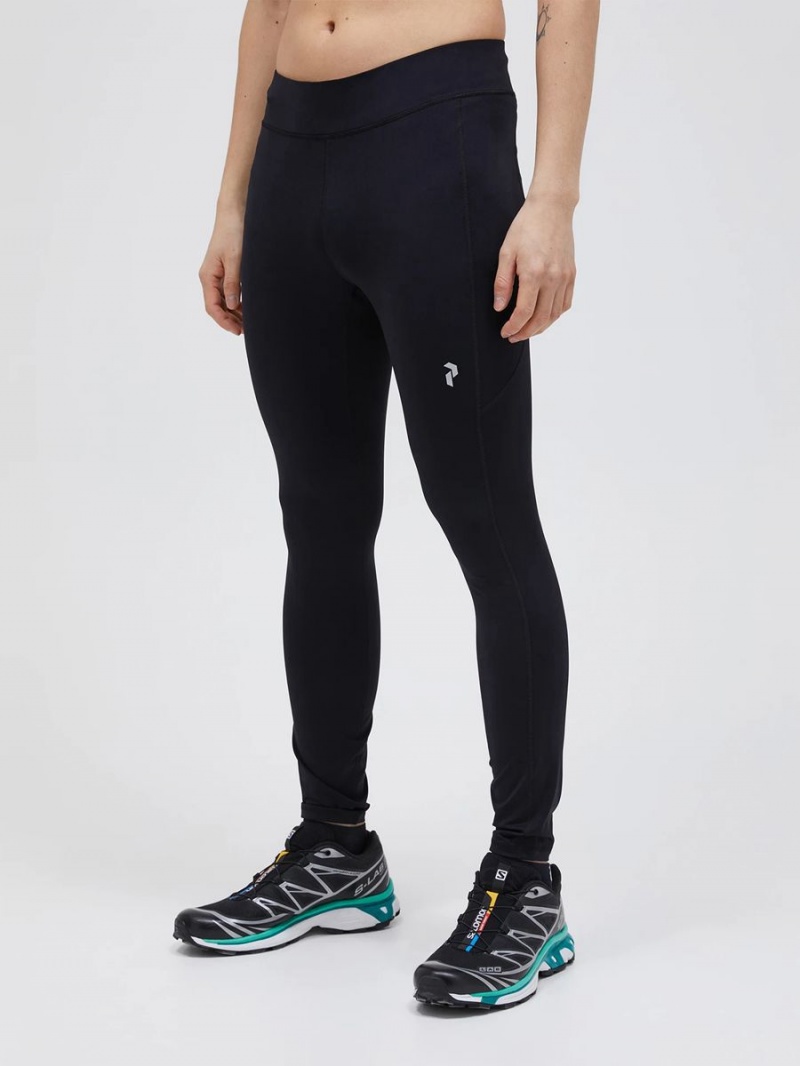 Peak Performance Fly Men's Leggings Black | KCN92-648