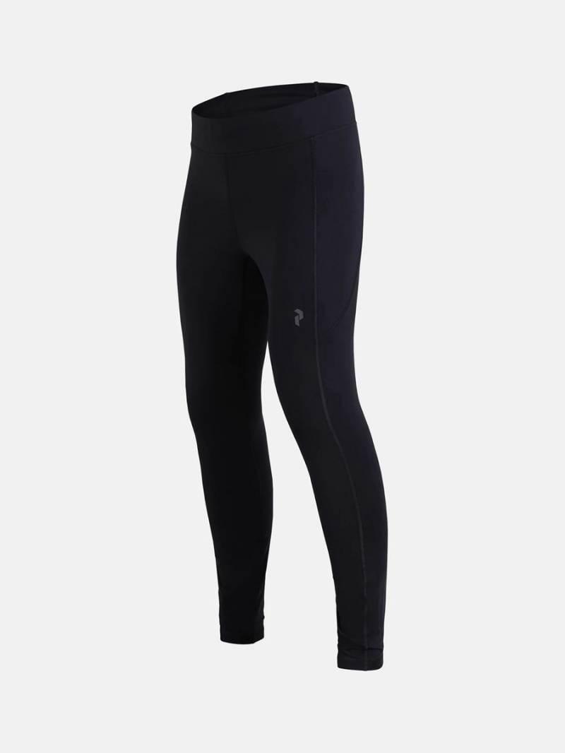 Peak Performance Fly Men's Leggings Black | KCN92-648