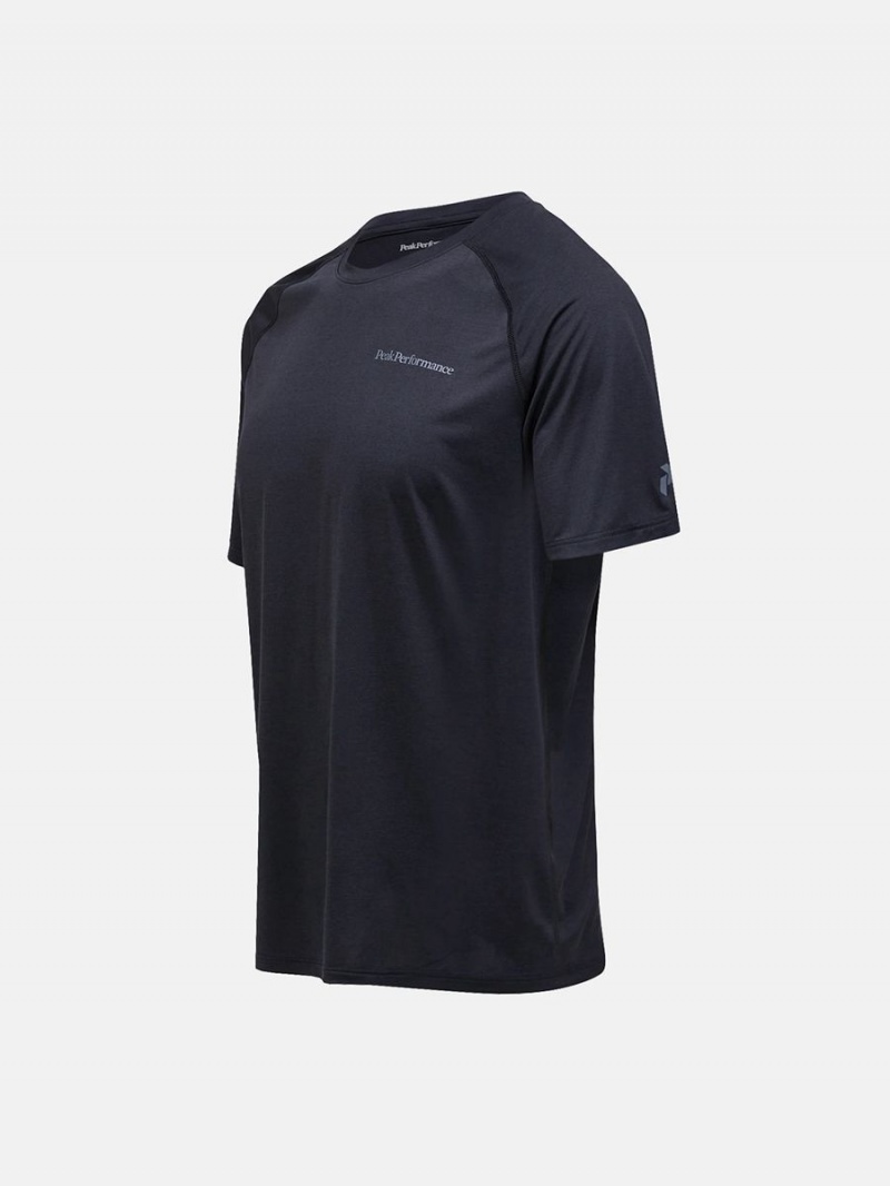 Peak Performance Fly Men's T-Shirt Black | LPK99-202