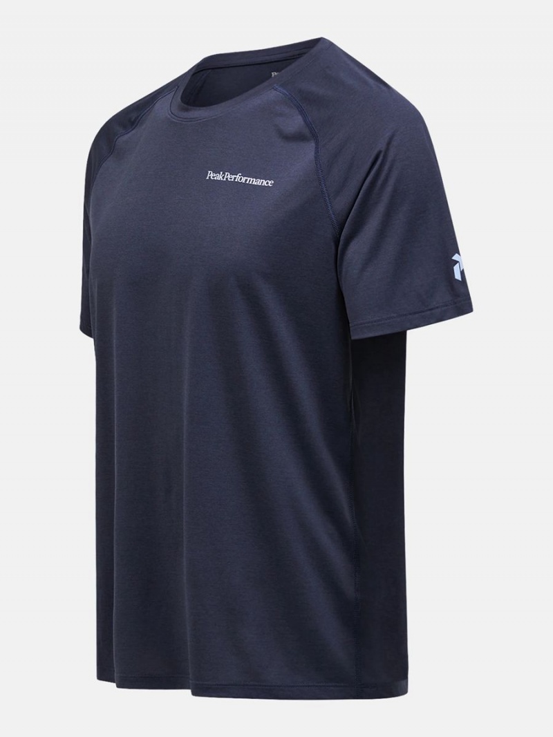 Peak Performance Fly Men's T-Shirt Navy | ISK07-924