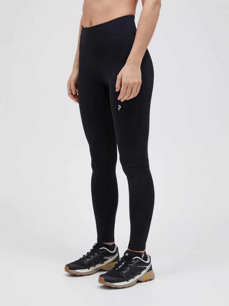 Peak Performance Fly Women's Leggings Black | QUR90-136