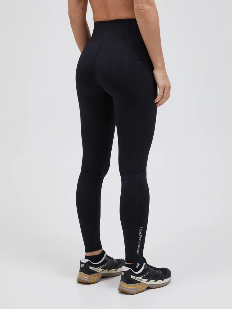 Peak Performance Fly Women's Leggings Black | QUR90-136