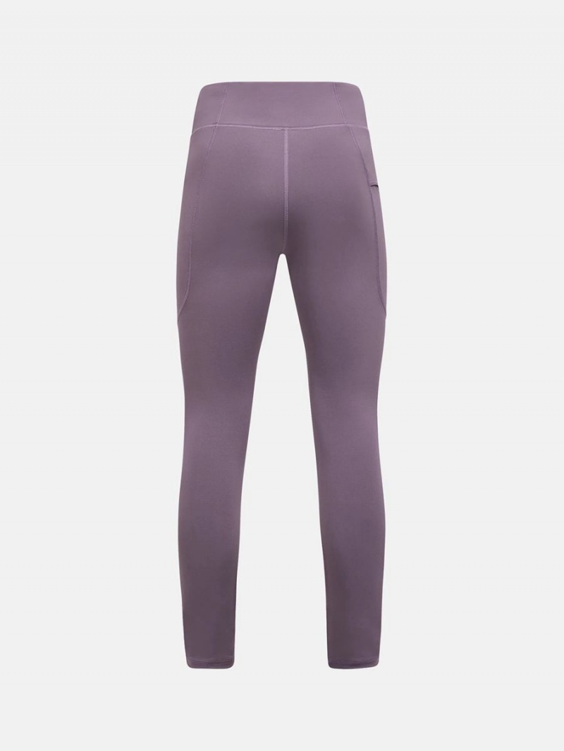 Peak Performance Fly Women's Leggings Purple | UYD98-787