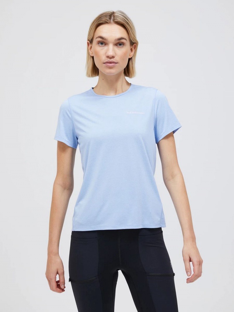 Peak Performance Fly Women's T-Shirt Blue | LJE19-883