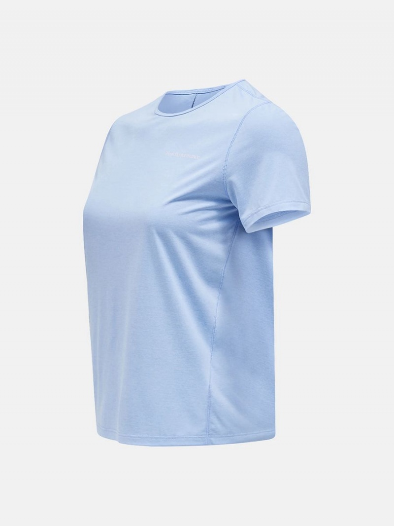 Peak Performance Fly Women's T-Shirt Blue | LJE19-883