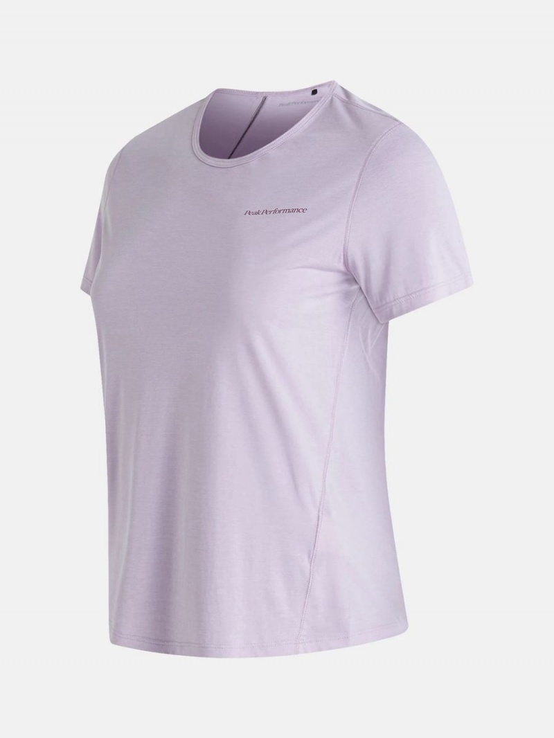 Peak Performance Fly Women's T-Shirt Pink | FQO15-393