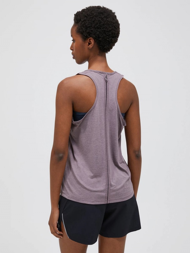 Peak Performance Fly Women's Tank Top Purple | POO16-221