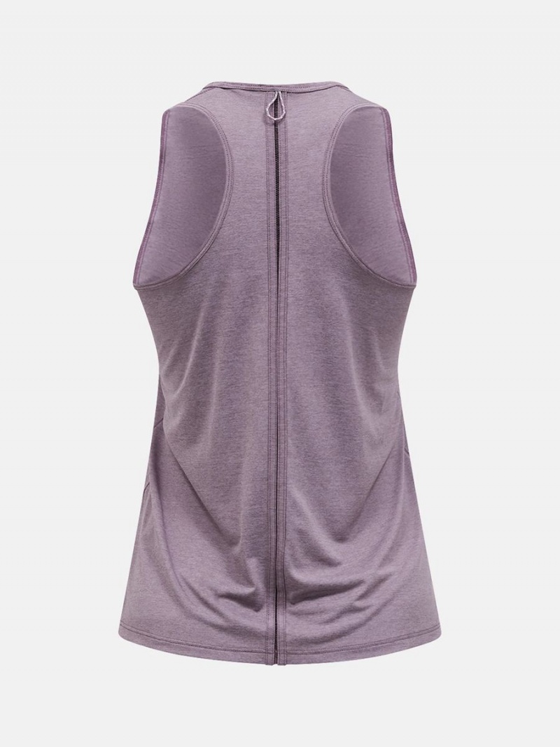 Peak Performance Fly Women's Tank Top Purple | POO16-221