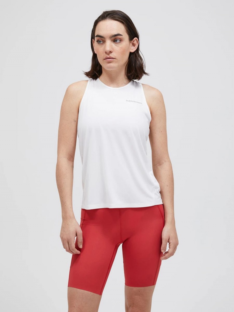 Peak Performance Fly Women's Tank Top White | QYH98-682