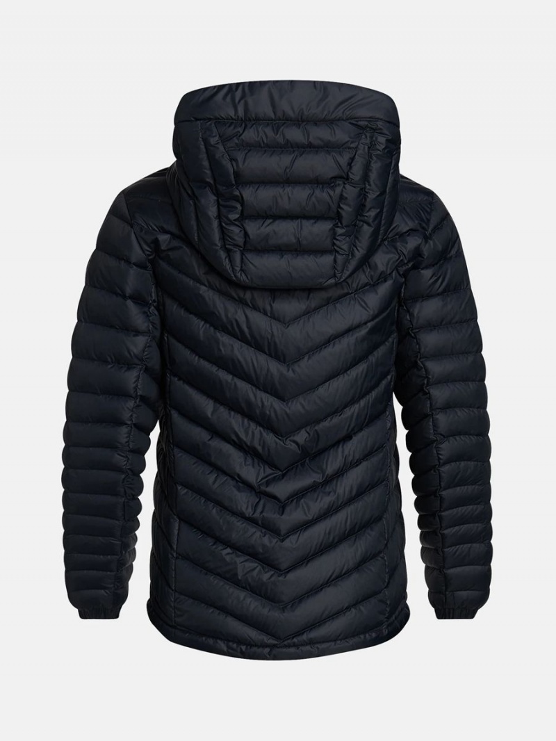 Peak Performance Frost Hood Women's Down Jacket Black | CNF76-070