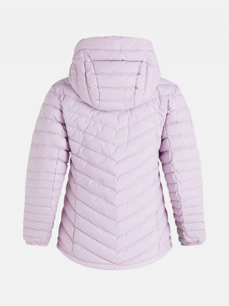 Peak Performance Frost Hood Women's Down Jacket Pink | UVW44-826