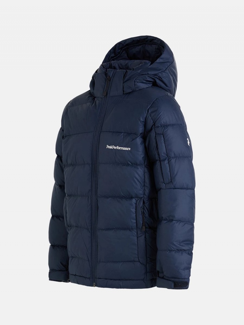 Peak Performance Frost Kids' Down Jacket Navy | YGA76-114