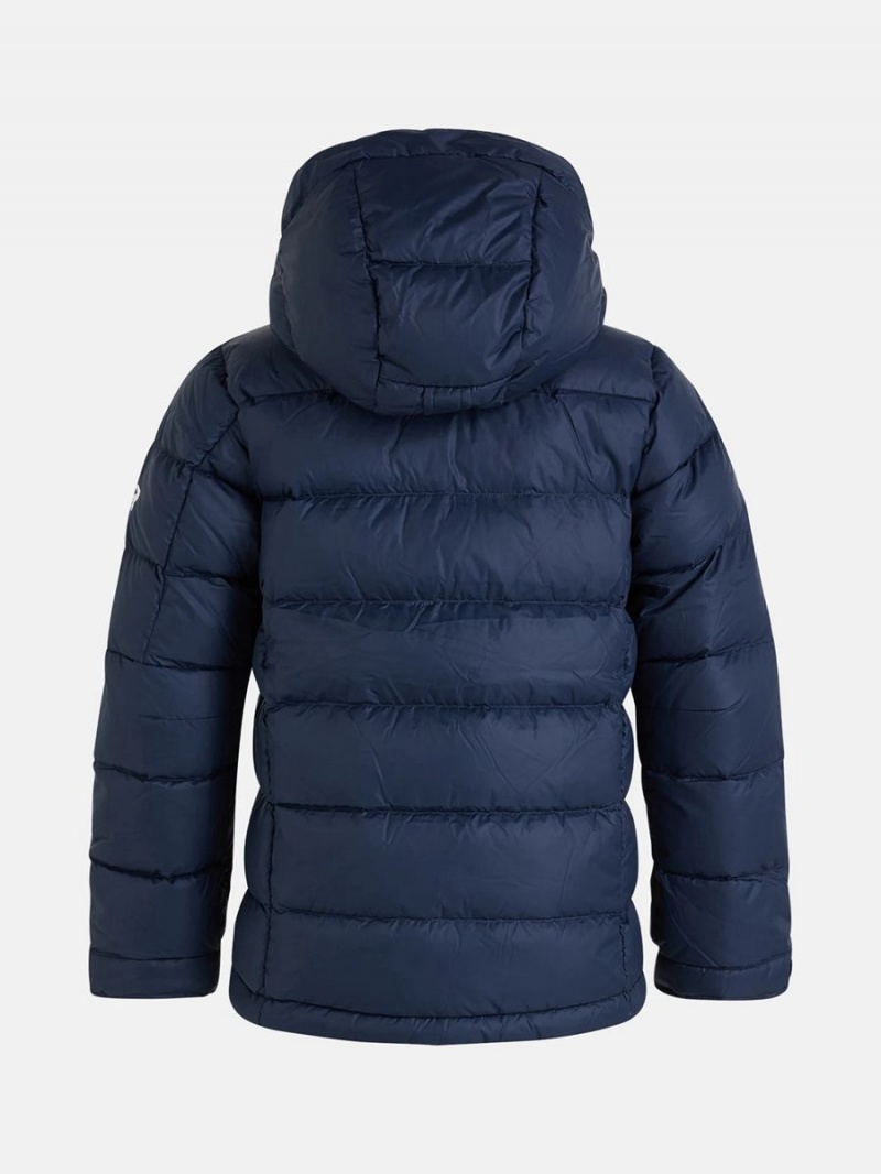 Peak Performance Frost Kids' Down Jacket Navy | YGA76-114