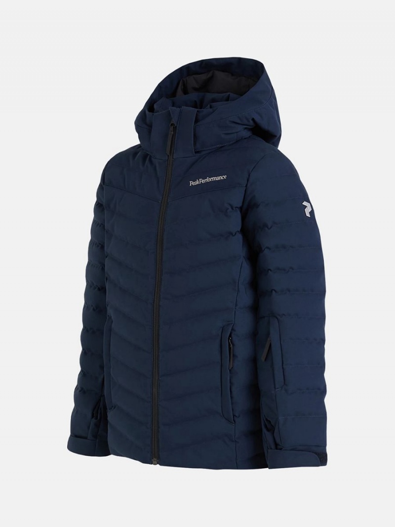 Peak Performance Frost Ski Kids' Down Jacket Navy | SQQ25-768