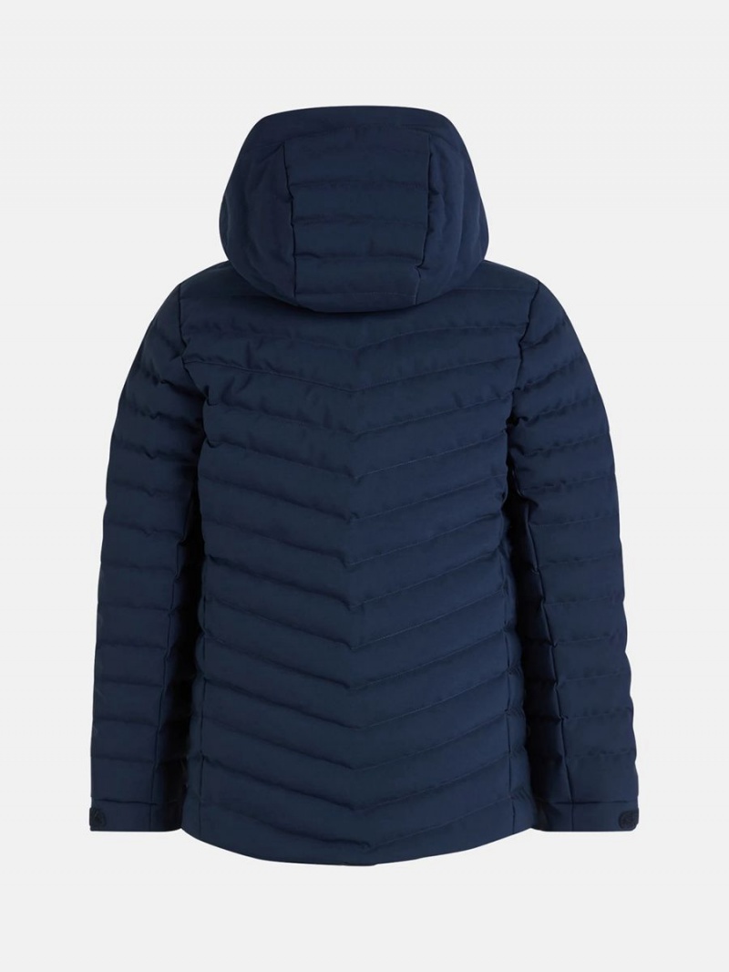 Peak Performance Frost Ski Kids' Down Jacket Navy | SQQ25-768