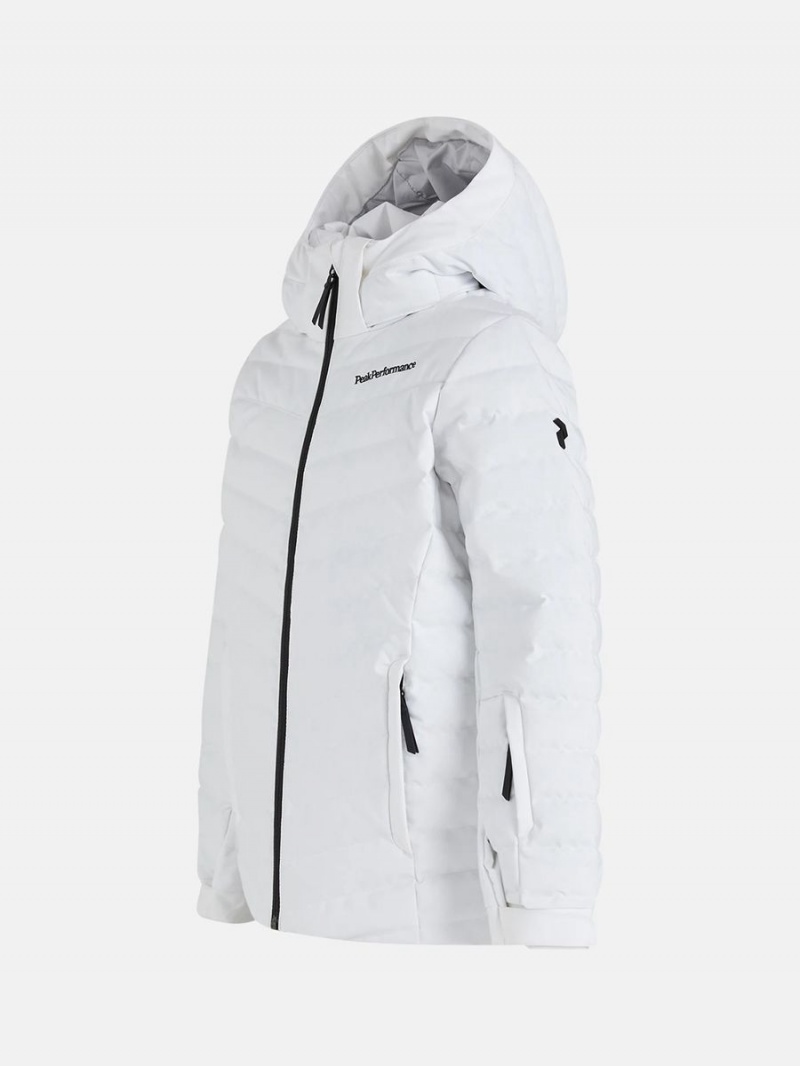 Peak Performance Frost Ski Kids' Down Jacket White | AFT72-607