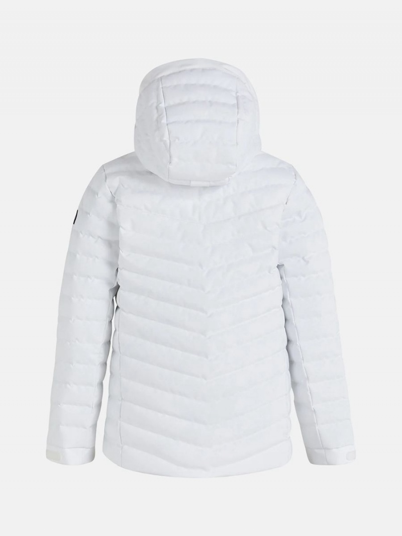 Peak Performance Frost Ski Kids' Down Jacket White | AFT72-607