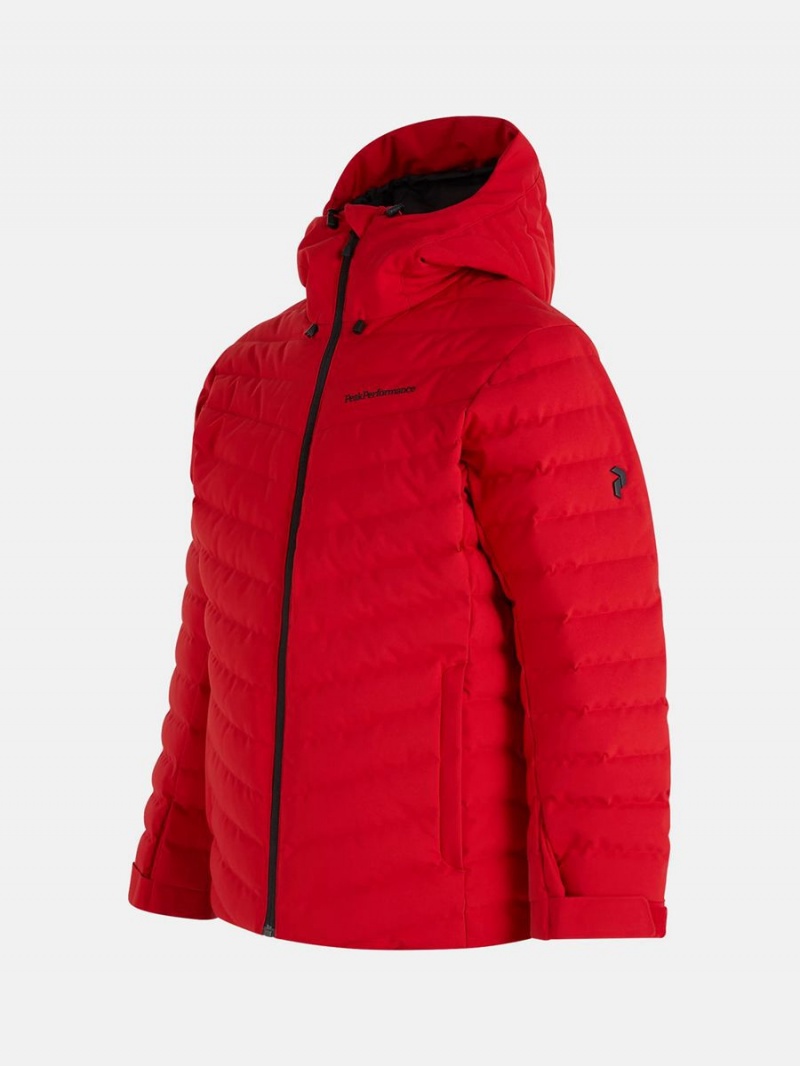 Peak Performance Frost Ski Men's Down Jacket Red | IGW07-299