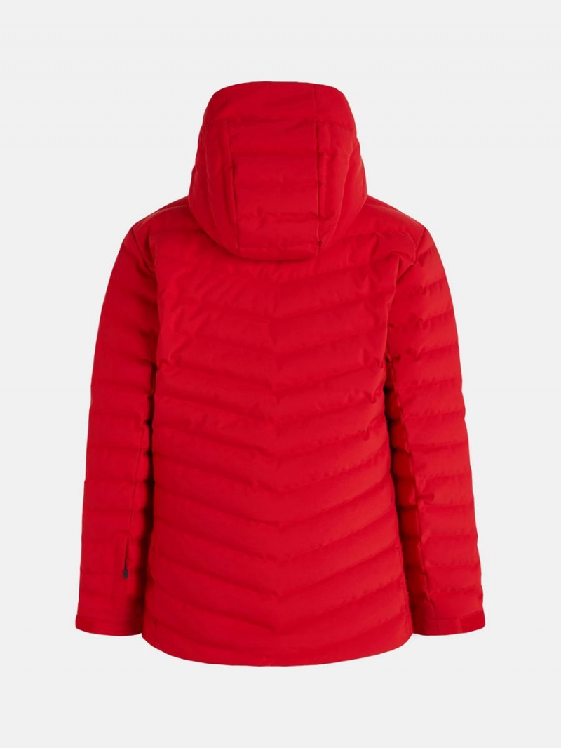 Peak Performance Frost Ski Men's Down Jacket Red | IGW07-299